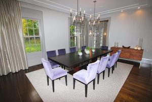 Georgian Colonial home dining room in Greenwich CT