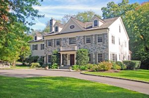 Greenwich CT Colonial home after remodel addition by DeMotte Architects
