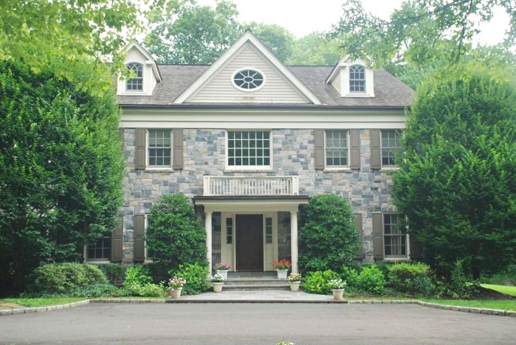 Greenwich CT Colonial home design after remodel