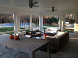screened porch addition in south salem ny by demotte architects