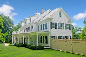 Custom Colonial home design in Fairfield County CT by DeMotte Architects