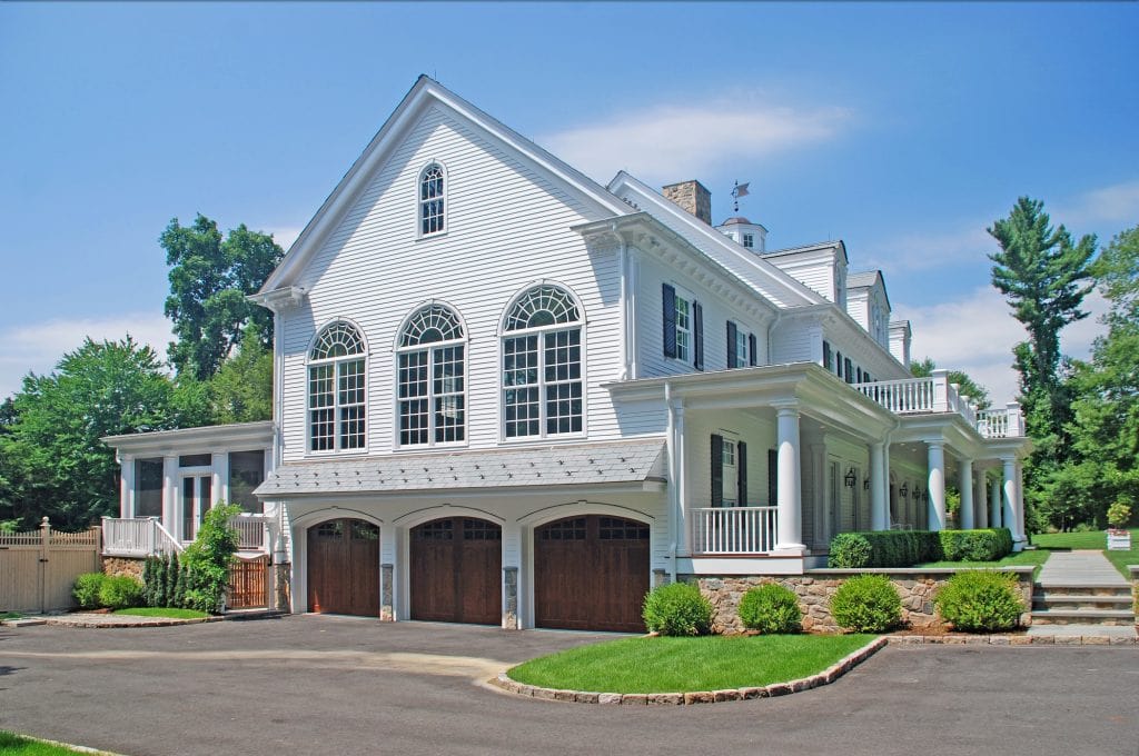 Grand Colonial with 3 car garage in Westport CT