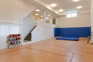 Katonah NY custom home with gym