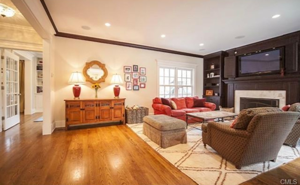 New Canaan CT remodel family room