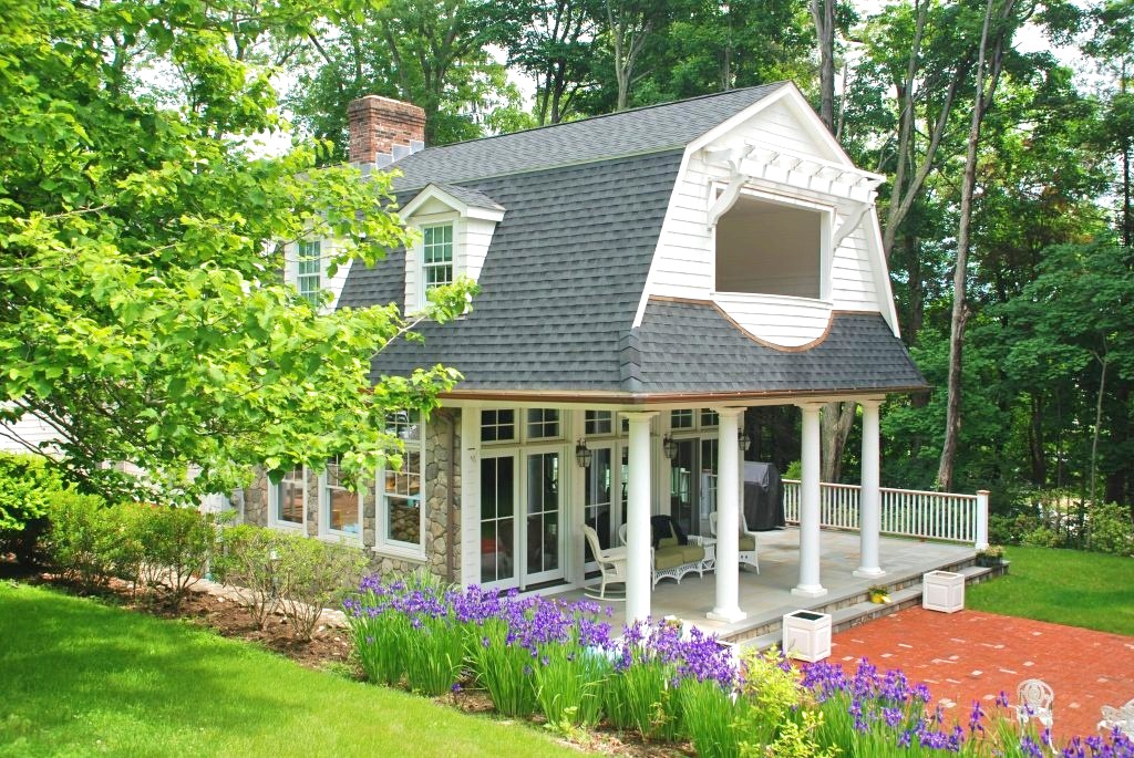 Ridgefield CT Dutch Colonial addition by DeMotte Architects