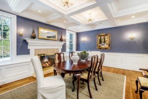 Rye NY home addition remodel dining room shown
