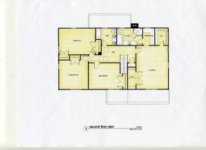 existing second floor plan
