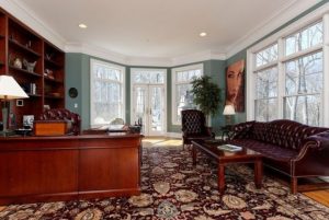 Shingle style home with office in Westchester County NY