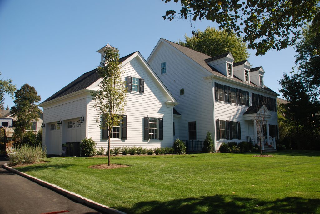 colonial home scarsdale ny exterior by demotte architects