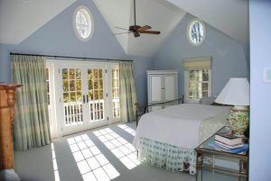 Katonah NY bedroom after remodel by DeMotte Architects