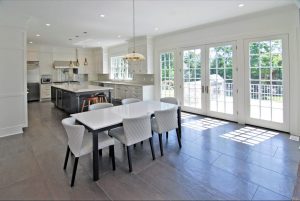 Kitchen in Scarsdale NY custom colonial by DeMotte Architects