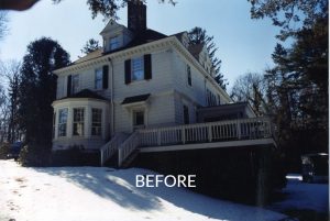 NY 1800s home before addition