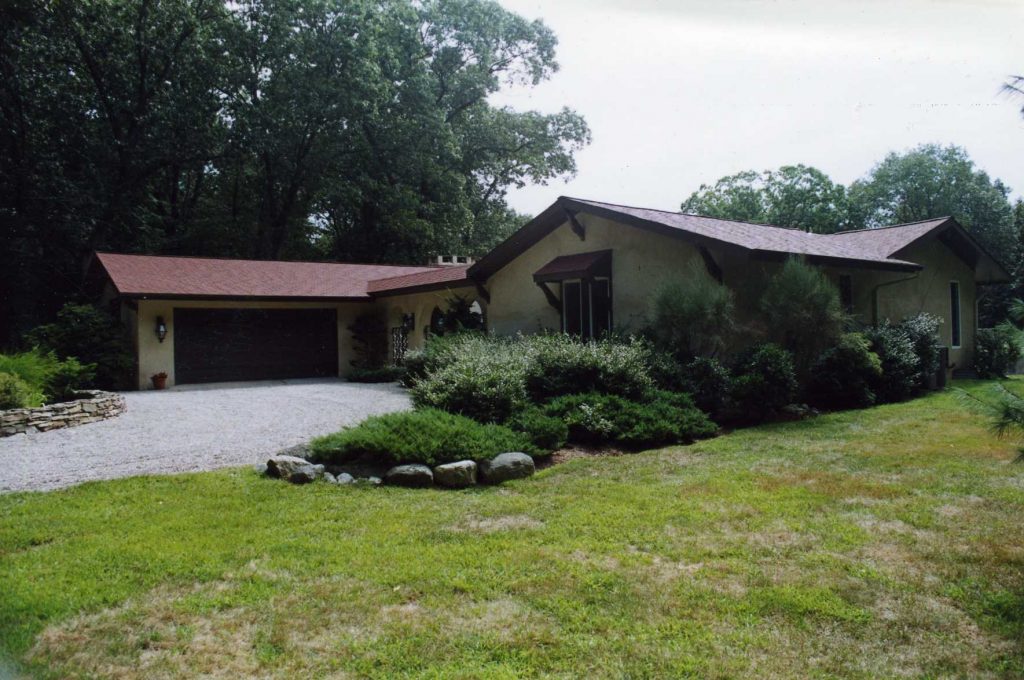 front elevation before remodel