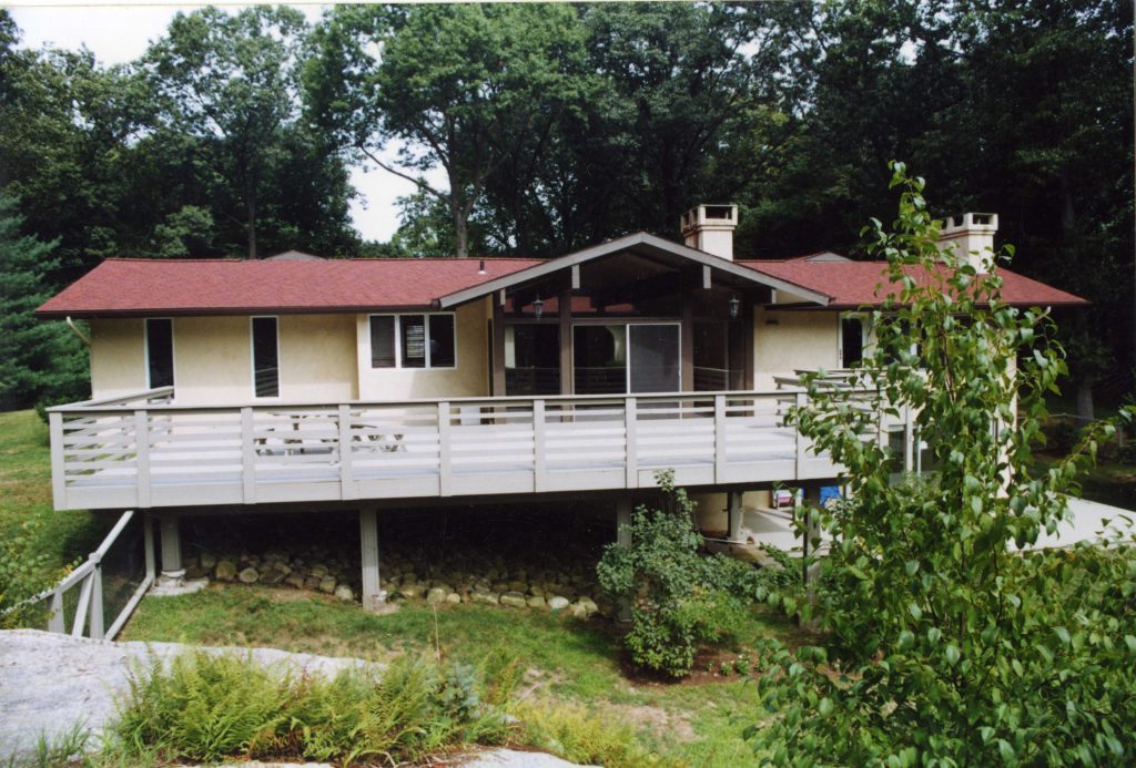 rear elevation before remodel