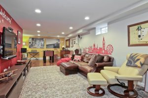 Scarsdale NY basement after home remodel