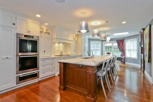 Scarsdale NY kitchen after remodel by DeMotte Architects