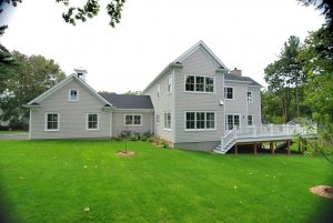 Westchester County NY home design rear shown