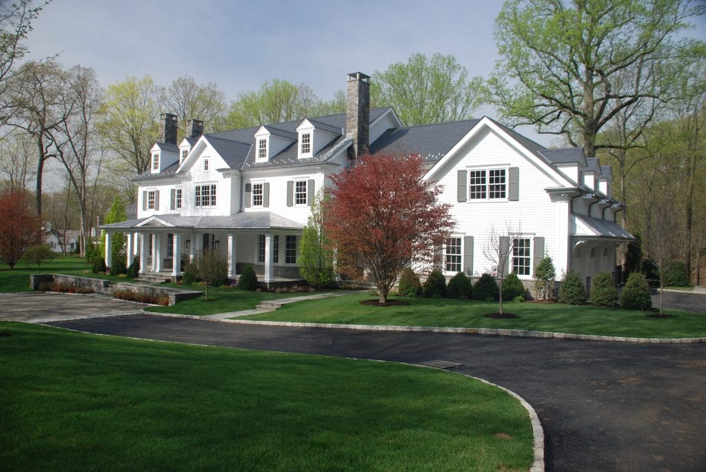 Spec house in Greenwich CT exterior