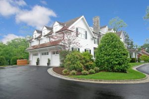 Colonial home with 3 car garage in Greenwich CT