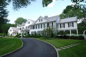 Greenwich CT home addition remodel exterior shown