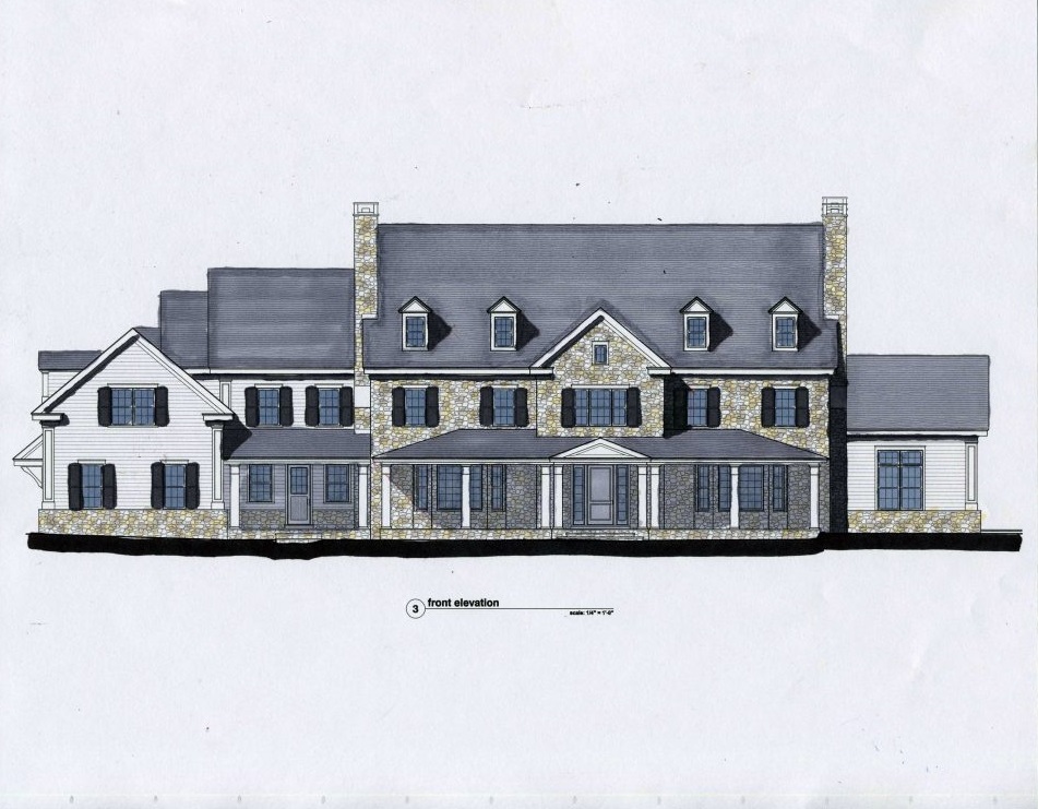 architect drawings for construction greenwich ct home