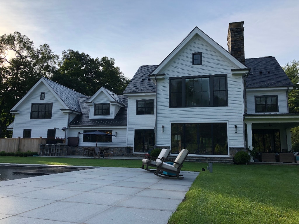 Connecticut modern farmhouse by DeMotte Architects
