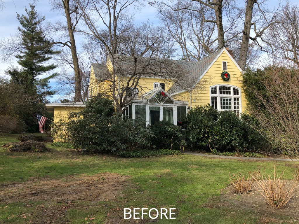 Home before remodel in Mamaroneck