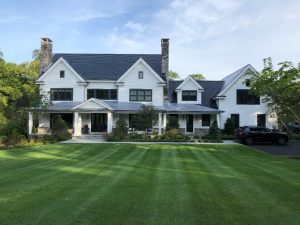 Modern farmhouse design by DeMotte Architects in Connecticut