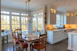 newtown ct home remodel by demotte architects light filled kitchen